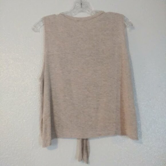 Dirtee Laundry women's size L oatmeal & black top - Picture 5 of 13